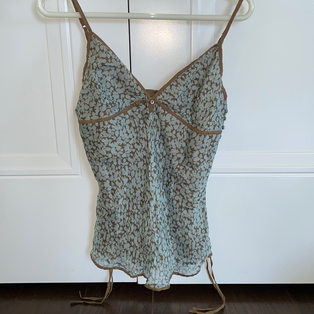 Abercrombie and Fitch 100% sick tank with adjustable straps size medium